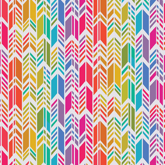 DAY Rainbow Feather, Art Theory by Alison Glass for Andover
