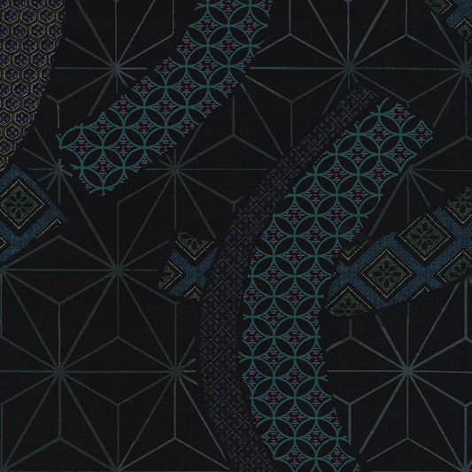 BLUE Sashiko Print from Cotton Kobayashi