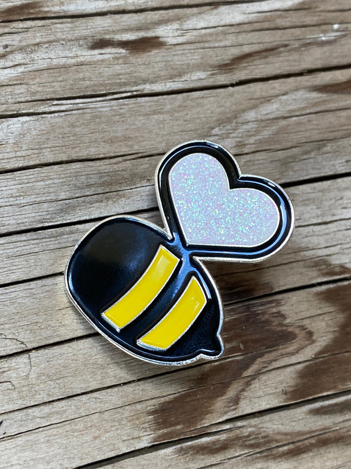 Love Bee - Beehive Enamel Pin Fundraiser