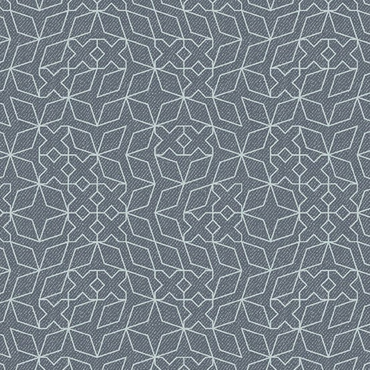CONCRETE METALLIC Stitch, Almost Blue by Libs Elliott