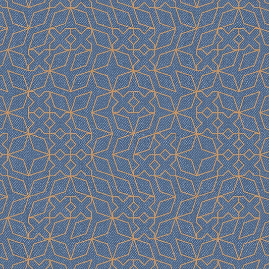 WASHED METALLIC Stitch, Almost Blue by Libs Elliott, Andover