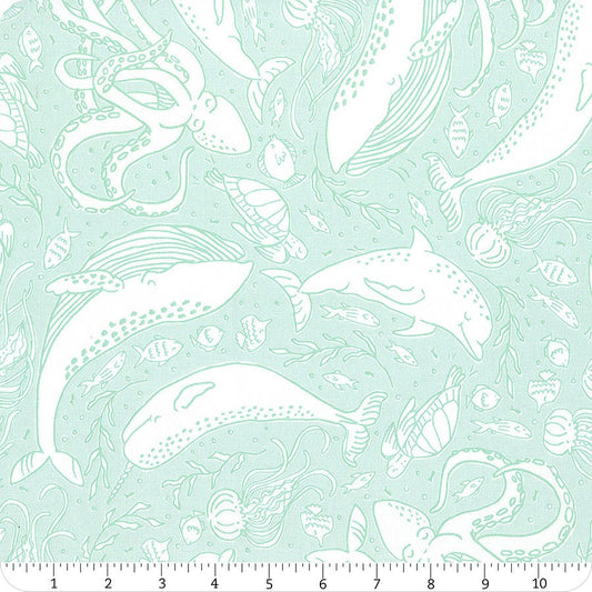 SEAFOAM Ocean Friends from The Sea and Me by Stacy lest Hsu, Moda